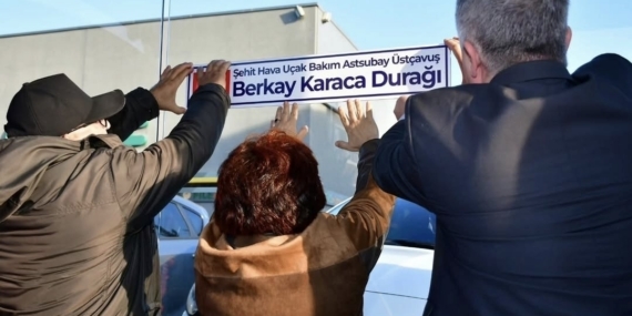 Lüleburgaz’da şehidin ismi sokağa ve durağa verildi