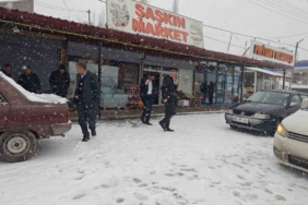 Malatya kırsalında kar yağışı etkili oluyor