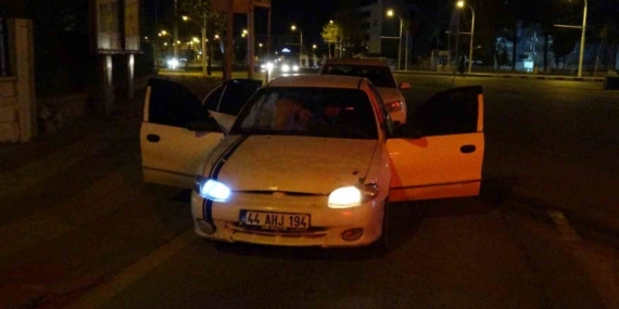 Malatya’da "dur" ihtarına uymayan sürücü gözaltına alındı