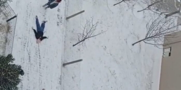 Malatya’da kar tatili çocukları sevindirdi