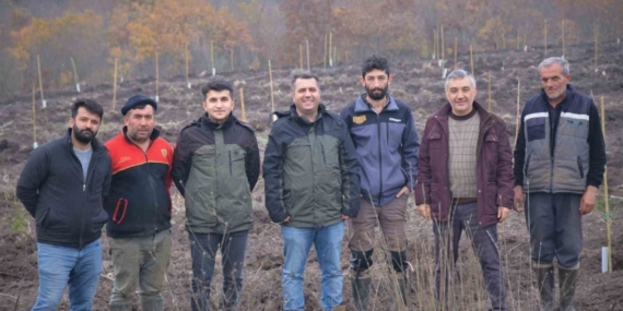 Manyas’ta orman köylüsüne gelir getirici ağaçlandırma