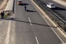 Mardin’de makas atan motosiklet sürücüsü yakalandı