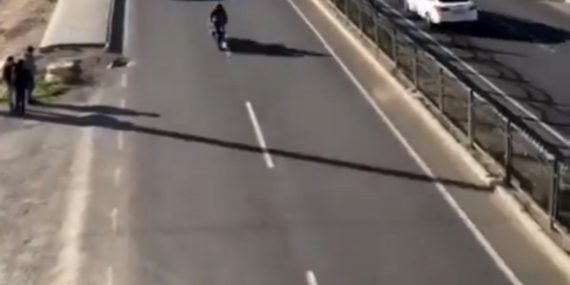 Mardin’de makas atan motosiklet sürücüsü yakalandı