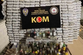 Marmaris’te 4 bin 166 litre kaçak içki ele geçirildi