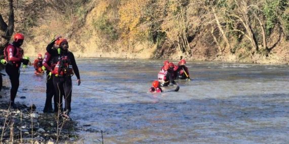 Melen’de bu kez rafting heyecanı değil, hayat kurtarma mücadelesi yaşandı
