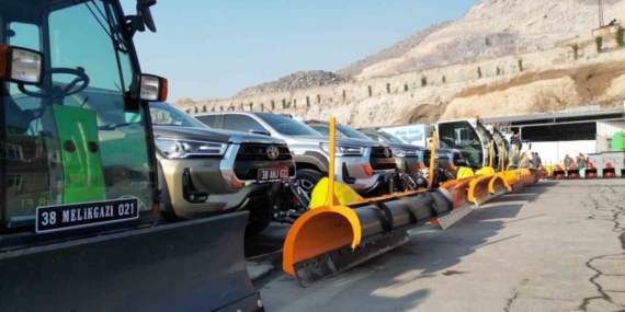 Melikgazi Belediyesi kışa hazır