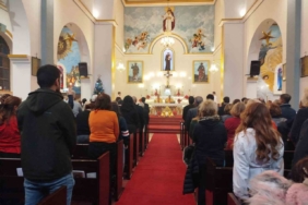 Mersin’de Rum Ortodoks Kilisesi’nde Noel ayini düzenlendi