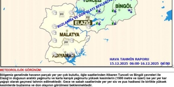 Meteorolojiden uyarı: Yüksek kesimlerde kar bekleniyor