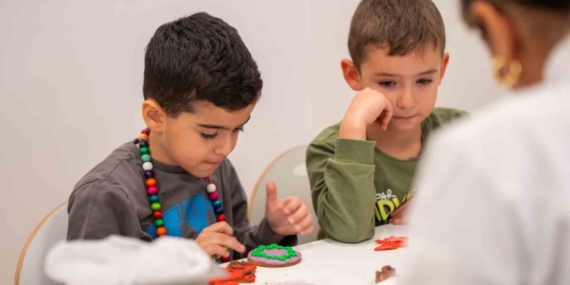 Minik şeflerden ‘yılbaşı’ kurabiyeleri