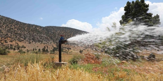 Modern tesisler ile vahşi sulama ve kayıpların önüne geçiliyor