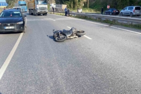 Motosiklet kazasında 16 yaşındaki genç ağır yaralandı