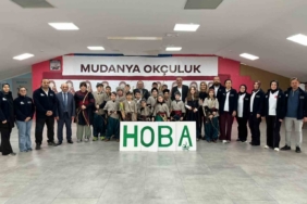 Mudanya’da öğrencilere yönelik okçuluk etkinliği büyük ilgi gördü