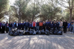 Muğla Büyükşehir Belediyesi’nin temizlik seferberliği Ula Göleti’nden başladı