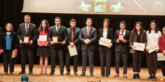 Muğla eğitim camiası ödül töreninde buluştu