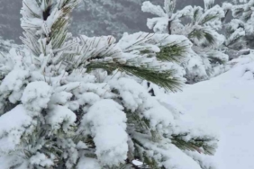 Muğla’ya mevsimin ilk karı yağdı