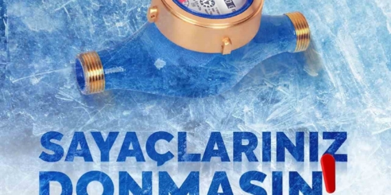 MUSKİ’de soğuk havalar için su sayaçları uyarısı