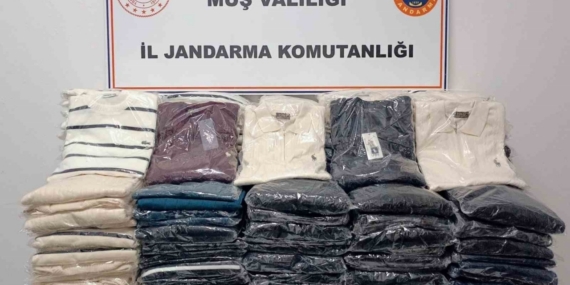 Muş’ta 1 milyon 820 bin TL’lik sahte ürün ele geçirildi
