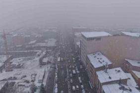 Muş’ta kar yağışı etkili oldu