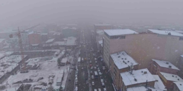 Muş’ta kar yağışı etkili oldu