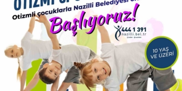 Nazilli Belediyesi’nden otizmli çocuklara spor kursu
