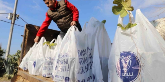 Nazilli Belediyesi’nin dağıttığı binlerce ağaç fidanı kısa sürede tükendi