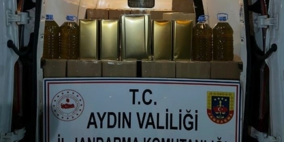 Nazilli’de kaçak zeytinyağı operasyonu