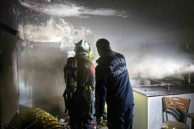 Nazilli’de yanan ev kullanılamaz hale geldi