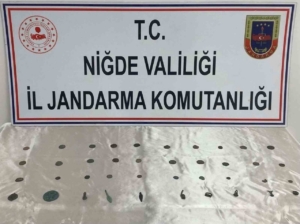Niğde’de ’Anadolu Mirası Operasyonu’: 42 parça eser ele geçirildi