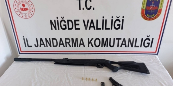 Niğde’de yasadışı silah operasyonu: 3 şüpheli hakkında adli işlem