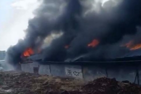 Nurdağı’nda depo yangını