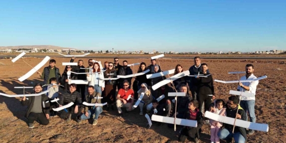 Nusaybin’de ilk kez model uçak eğitimlerinde uygulamalı test etkinliği düzenlendi