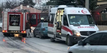 Ocakta unutulan yemek yangına neden oldu
