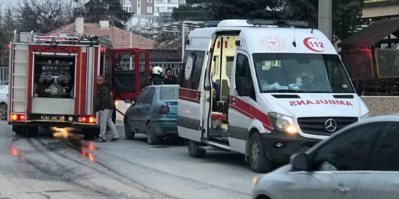 Ocakta unutulan yemek yangına neden oldu