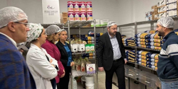 Öğrenci yurtlarında bulunan kantin, mutfak ve lokantalar denetlendi