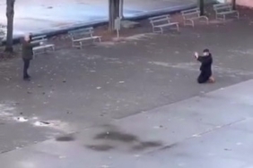 Okul bahçesindeki rehine krizinde baba serbest bırakıldı, şantajcı tutuklandı