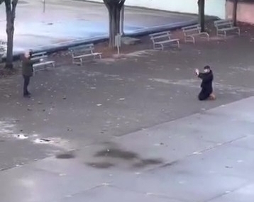 Okul bahçesindeki rehine krizinde baba serbest bırakıldı, şantajcı tutuklandı