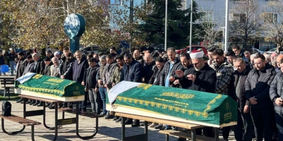 Öldürüp intihar etmişti, kızıyla yanyana toprağa verildi