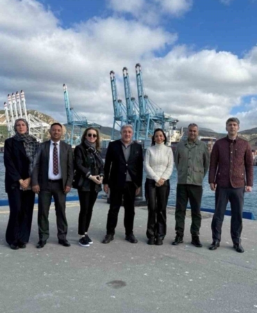 OMSAN Yönetim Kurulu Başkanı Ergun Arıburnu, Tanger Med Limanı’nı inceledi