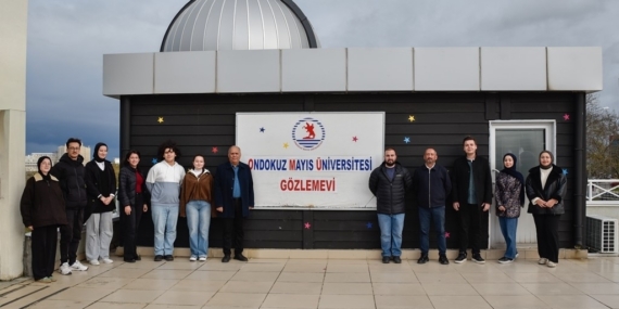 OMÜ’de Astronomi Eğitim/İş Gölgeleme Programı tamamlandı