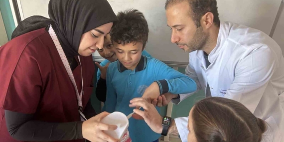 OMÜ’den minik kalplere sağlık dokunuşu