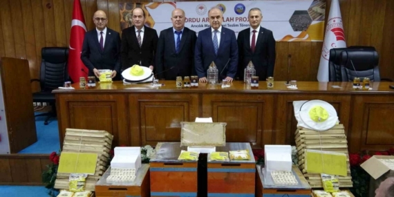 Ordu’da arıcılara malzeme desteği