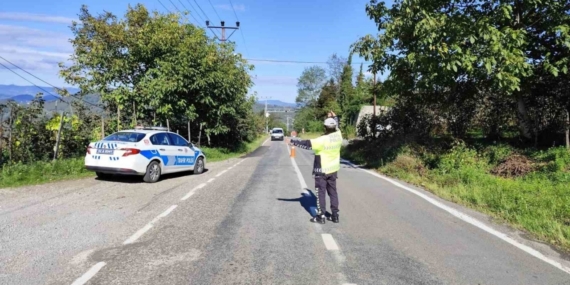 Ordu’da bir haftada 11 binden fazla araç ve sürücüsü denetlendi