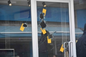 Ordu’da iş yerine uzun namlulu silahla saldırı: O anlar güvenlik kamerasında