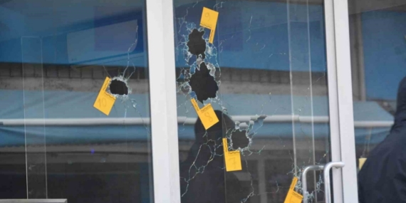 Ordu’da iş yerine uzun namlulu silahla saldırı: O anlar güvenlik kamerasında