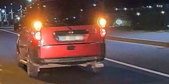 Ordu’da trafiği tehlikeye düşüren sürücüye 14 bin TL ceza