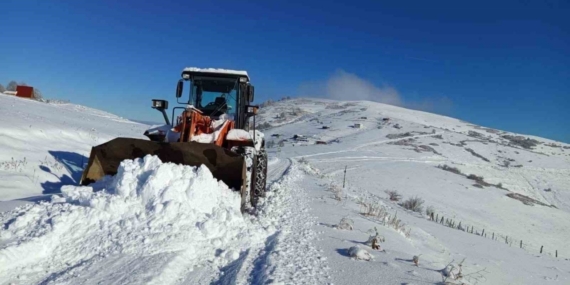 Ordu’nun bir ilçesinde eğitime kar engeli