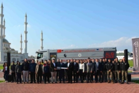 Orman yangınlarıyla mücadelede yerli güç: Yeni nesil itfaiye arazözü "Koca Yusuf" teslim edildi