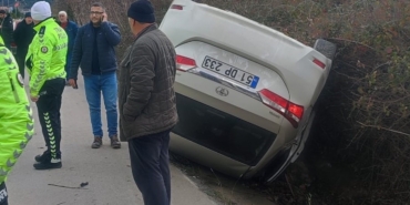 Otomobil takla attı: 1 yaralı