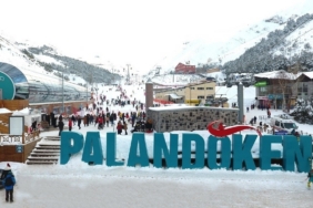 Palandöken’de kar kalınlığı 2 metreyi aştı