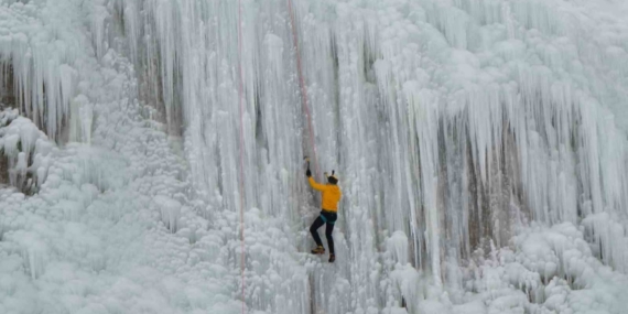 Palandöken’de nefese kesen bir aktivite